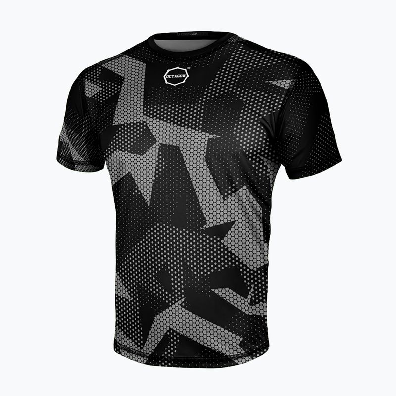 Octagon Ultimate Herren-T-Shirt schwarz/grau