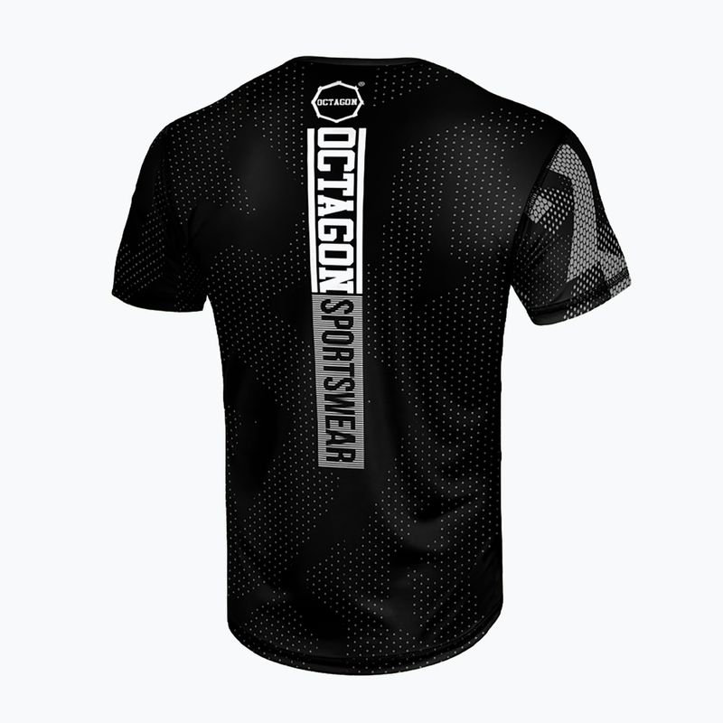 Octagon Ultimate Herren-T-Shirt schwarz/grau 2