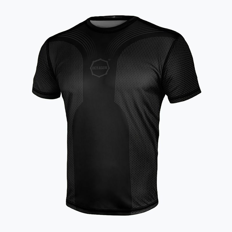 Octagon Tapes Herren-T-Shirt schwarz