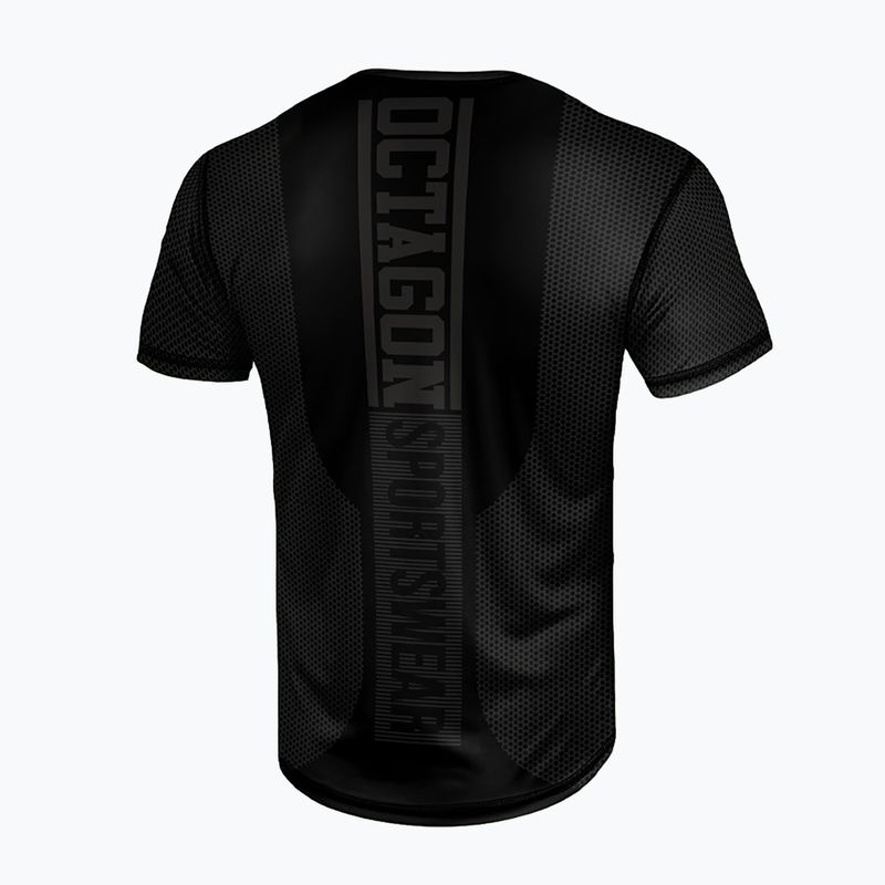 Octagon Tapes Herren-T-Shirt schwarz 2