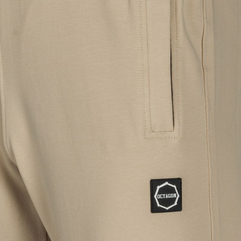 Herren Octagon Light Small Logo Hose beige 3