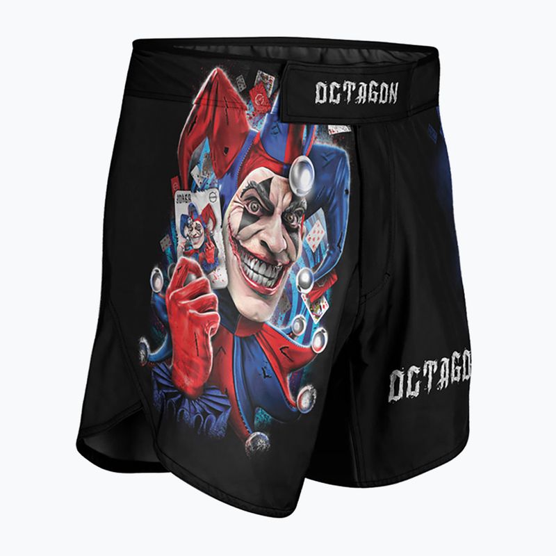 Herren Octagon Joker MMA Trainingsshorts schwarz/multicolor 3