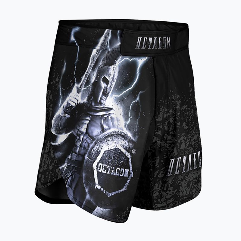 Octagon Gladiator Herren MMA Trainingsshorts schwarz/multicolor 3