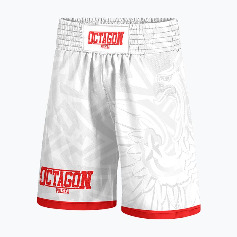 Herren Boxershorts Oktogon Polen Weiß Rot Weiß