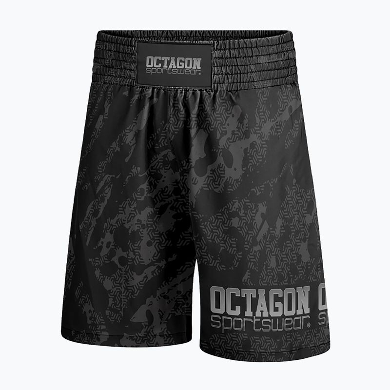 Octagon Geo Grunge schwarz Herren Boxershorts