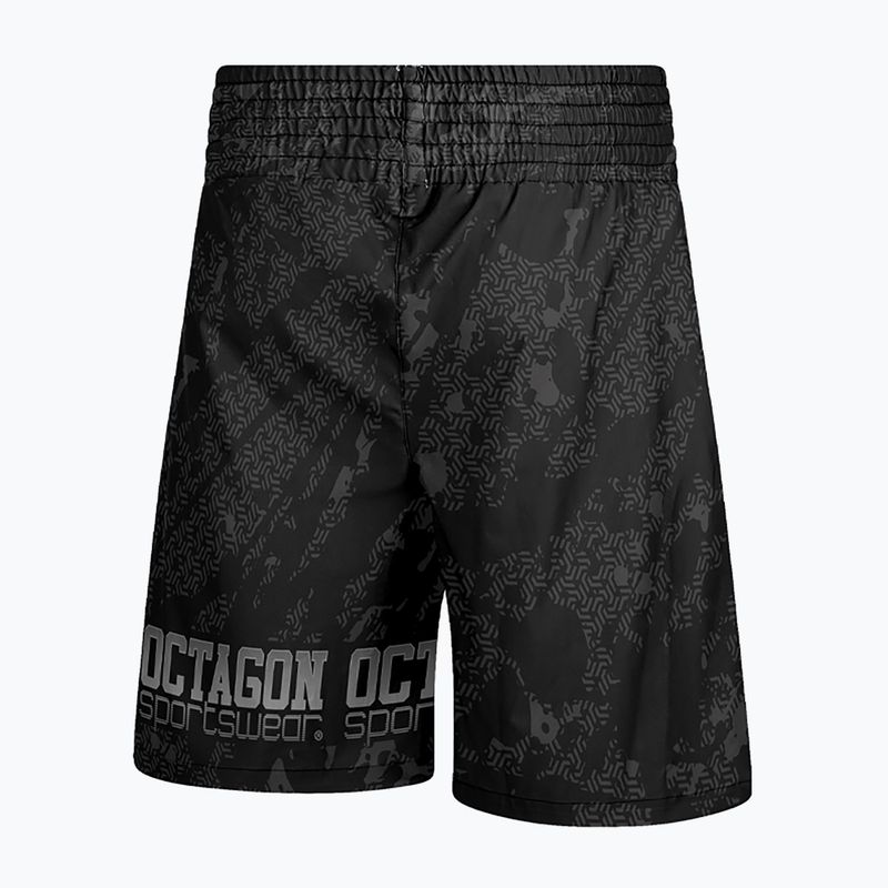 Octagon Geo Grunge schwarz Herren Boxershorts 2