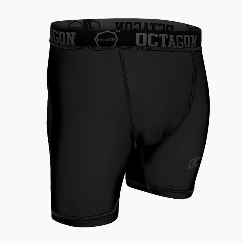 Octagon Fight Wear Herren Kompressionsshorts schwarz 3