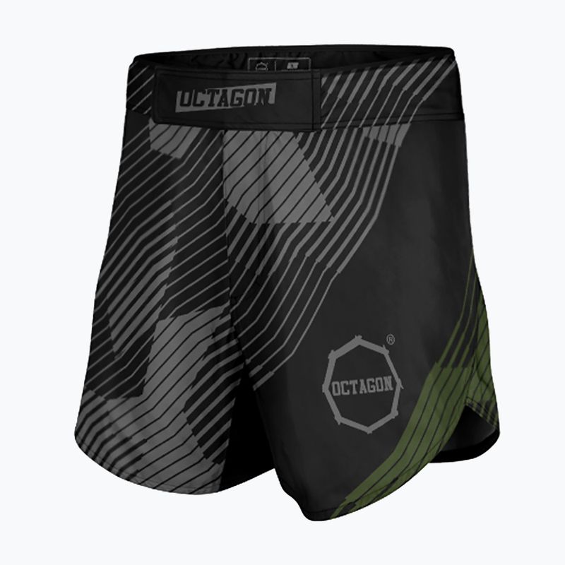 Octagon Broken Line MMA Herren Trainingsshorts schwarz 4