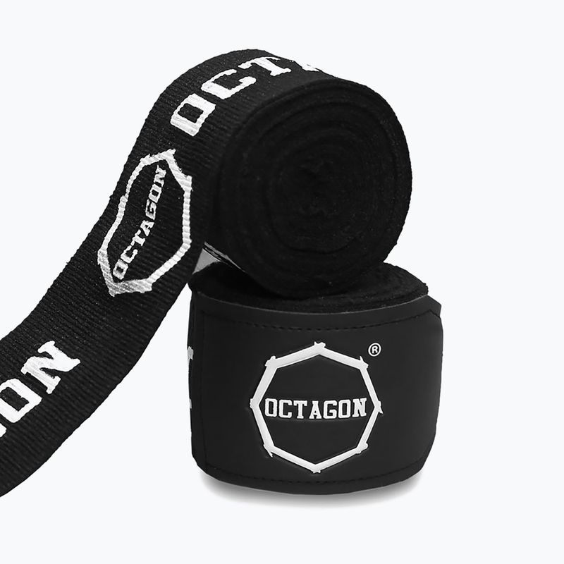 Boxbandagen Octagon Fightgear Supreme Printed 300 cm black/white 2