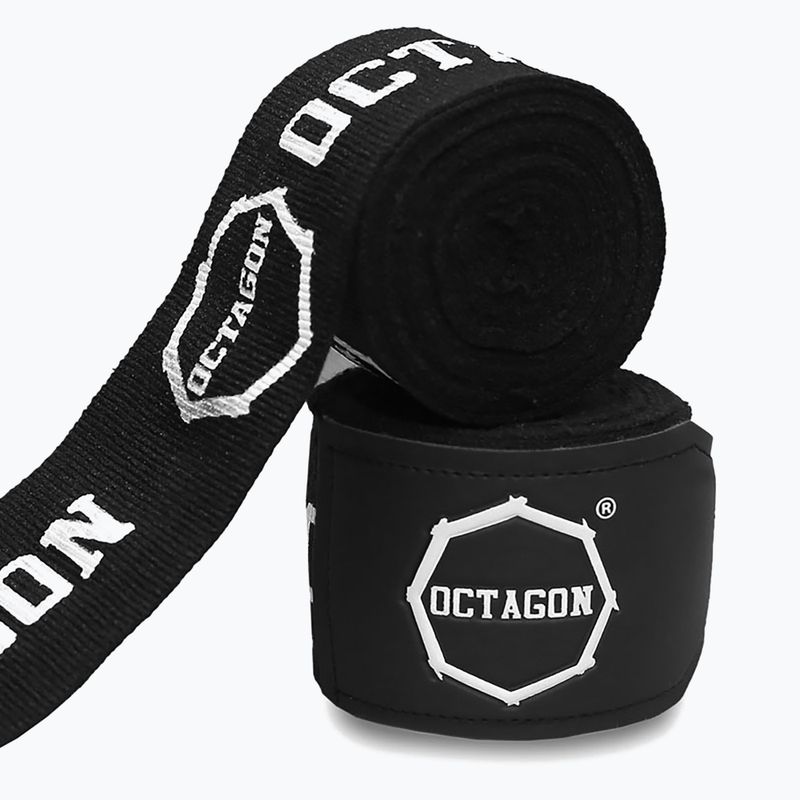 Boxbandagen Octagon Fightgear Supreme Printed 500 cm black/white 2
