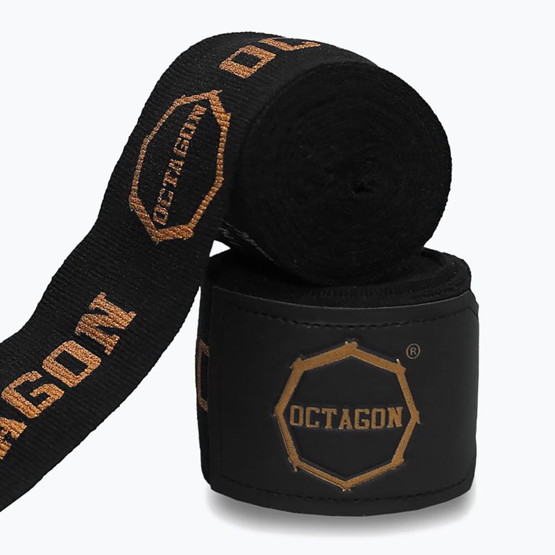 Boxbandagen Octagon Fightgear Supreme Printed 500 cm black/gold 2