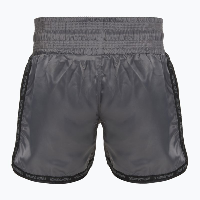 Trainingsshorts Octagon Kickboxing/Muay Thai Legion Future Premium black/grey 2