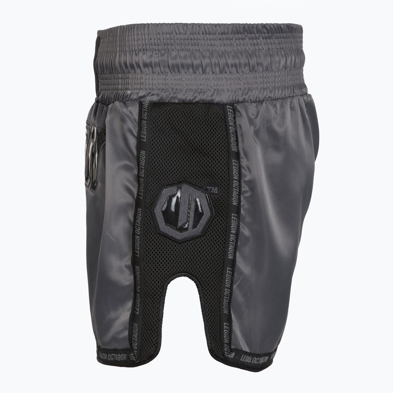 Trainingsshorts Octagon Kickboxing/Muay Thai Legion Future Premium black/grey 3