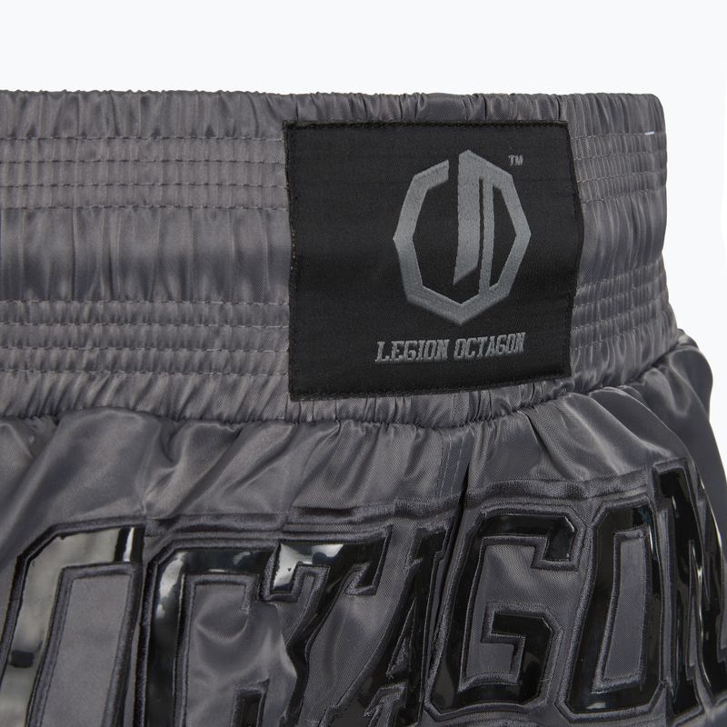 Trainingsshorts Octagon Kickboxing/Muay Thai Legion Future Premium black/grey 5