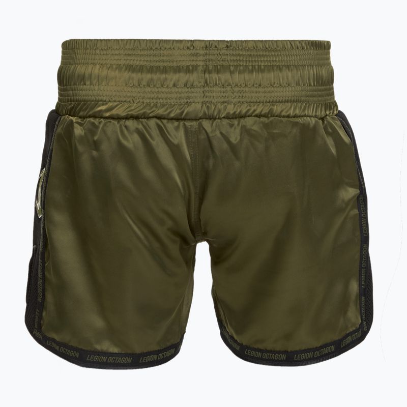 Trainingsshorts Octagon Kickboxing/Muay Thai Legion Future Premium army green 2