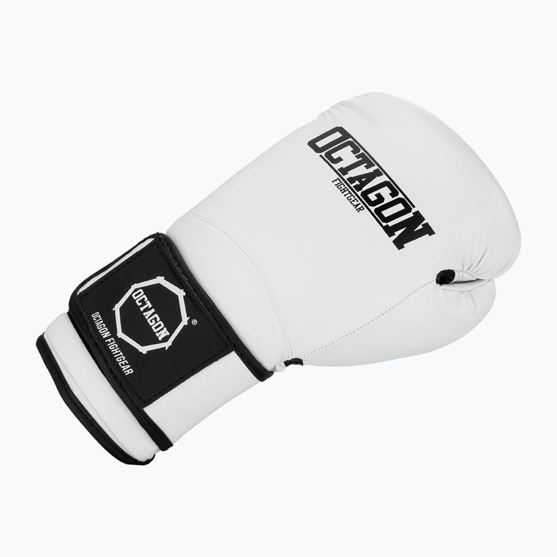 Octagon Boxhandschuhe Matt weiß 2