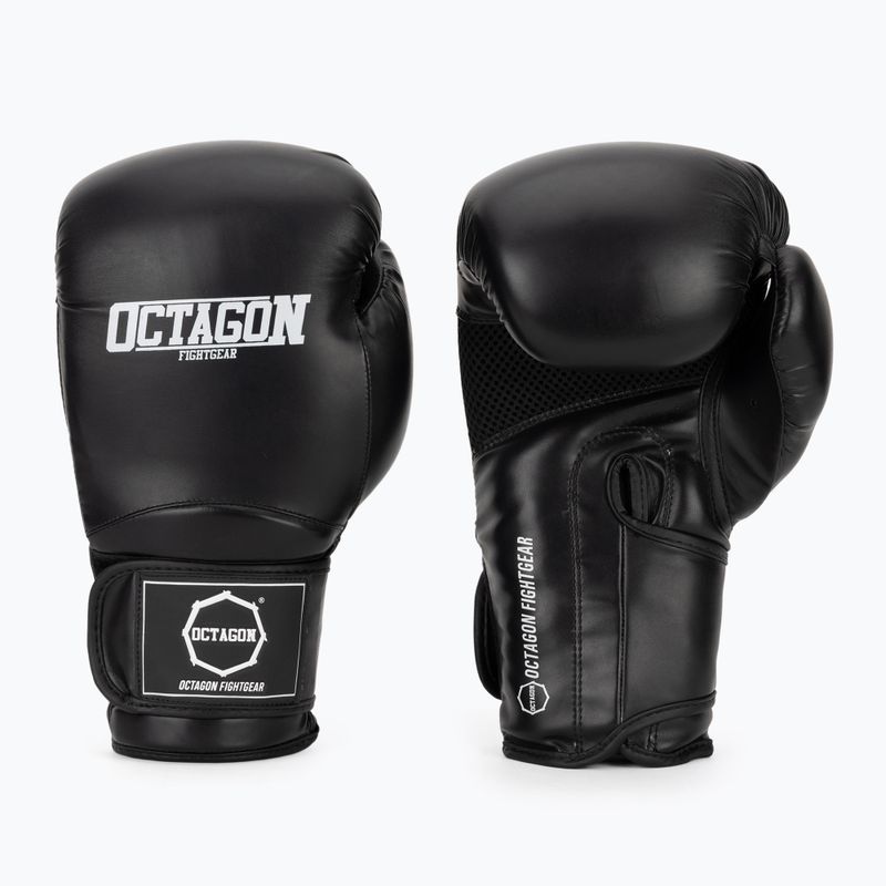 Octagon Boxhandschuhe Matt black