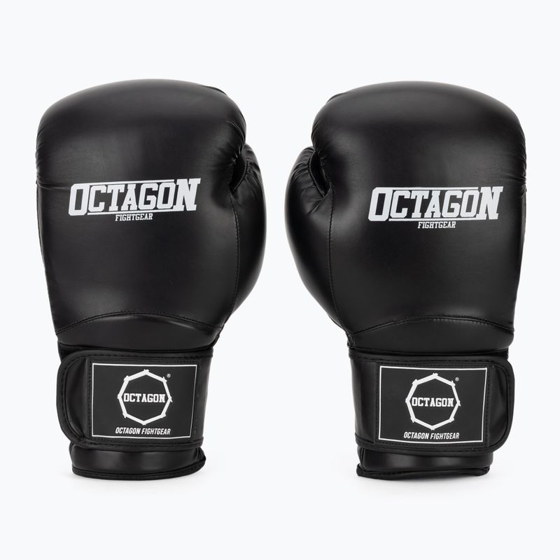 Octagon Boxhandschuhe Matt black 2