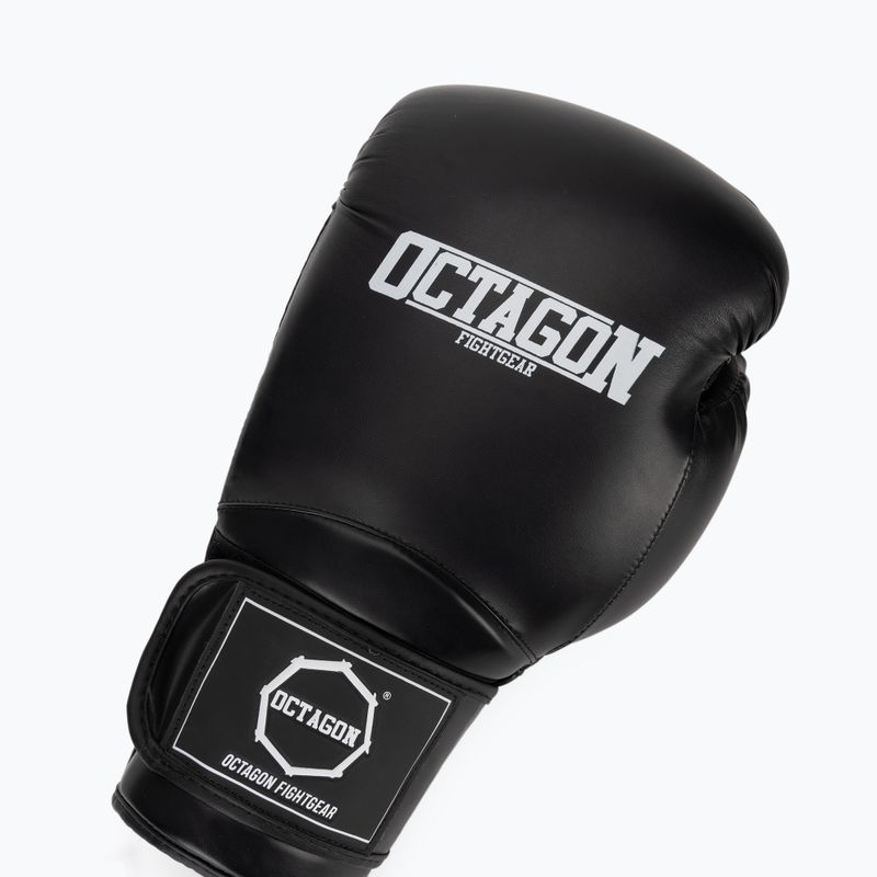 Octagon Boxhandschuhe Matt black 5