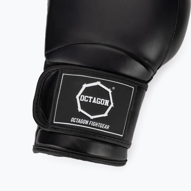 Octagon Boxhandschuhe Matt black 6