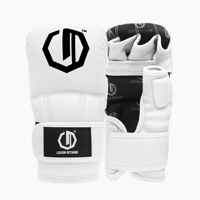 Sparringhandschuhe Octagon Legion Kevlar MMA white