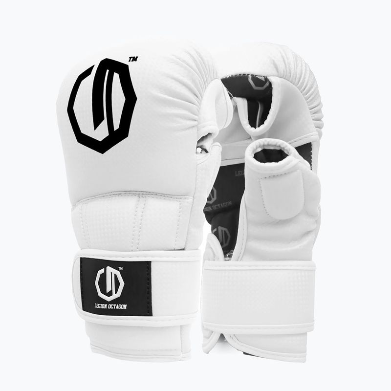 Sparringhandschuhe Octagon Legion Kevlar MMA white 2