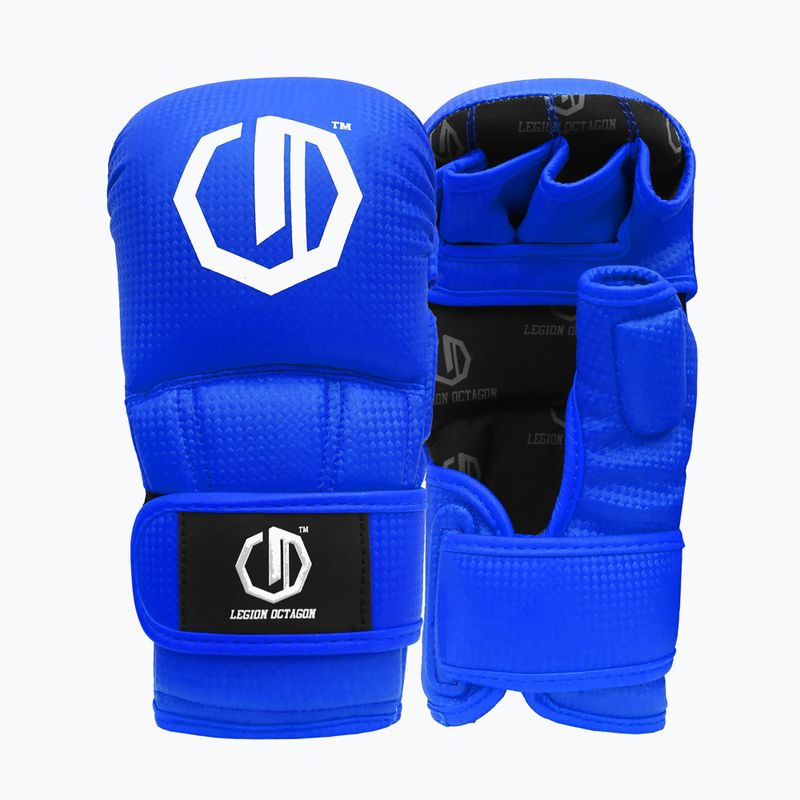 Sparringhandschuhe Octagon Legion Kevlar MMA blue
