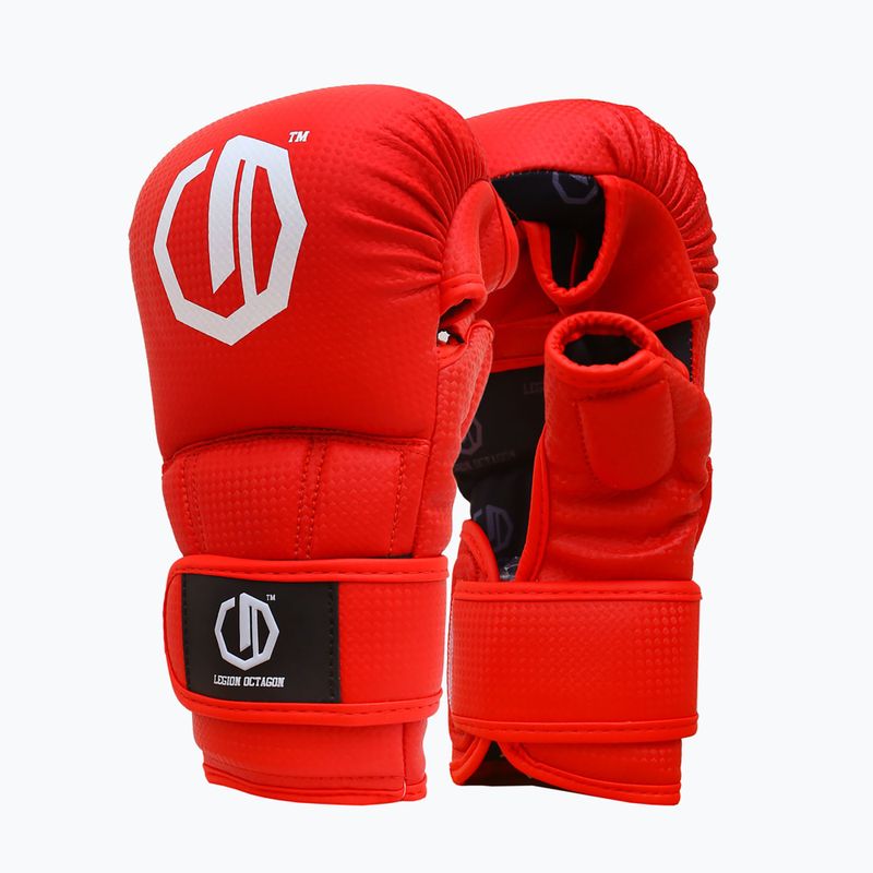Sparringhandschuhe Octagon Legion Kevlar MMA red 2