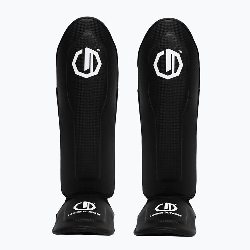 Schienbeinschoner und Fußschützer Octagon Legion Kevlar black
