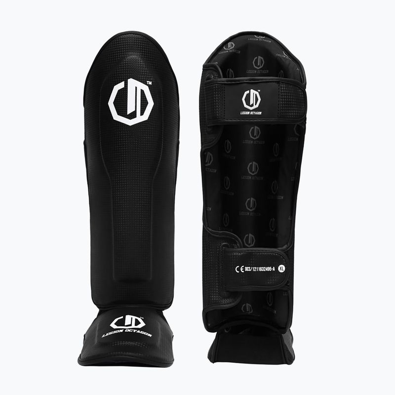 Schienbeinschoner und Fußschützer Octagon Legion Kevlar black 2