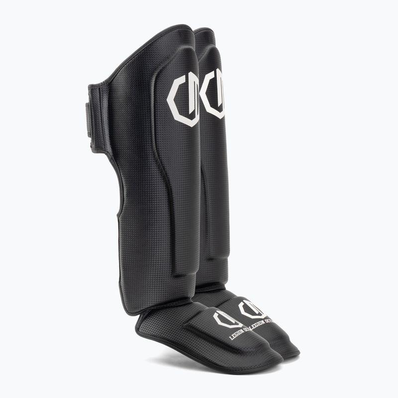 Schienbeinschoner und Fußschützer Octagon Legion Kevlar black