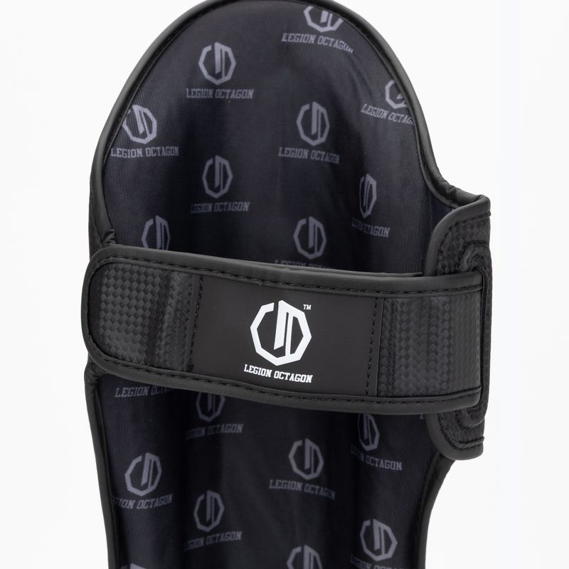 Schienbeinschoner und Fußschützer Octagon Legion Kevlar black 7