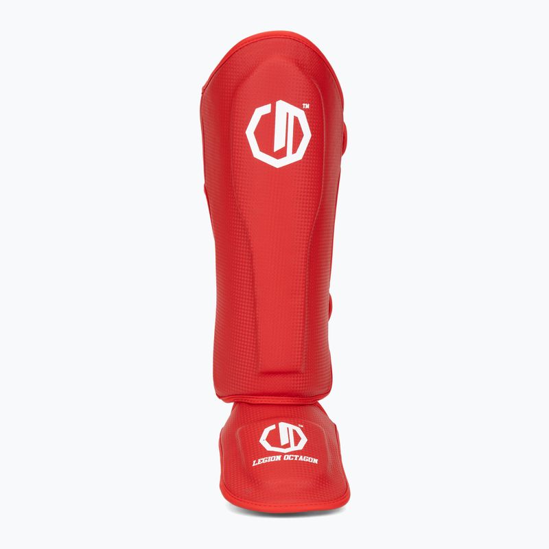 Schienbein- und Fußschutz Octagon Legion Kevlar red 4