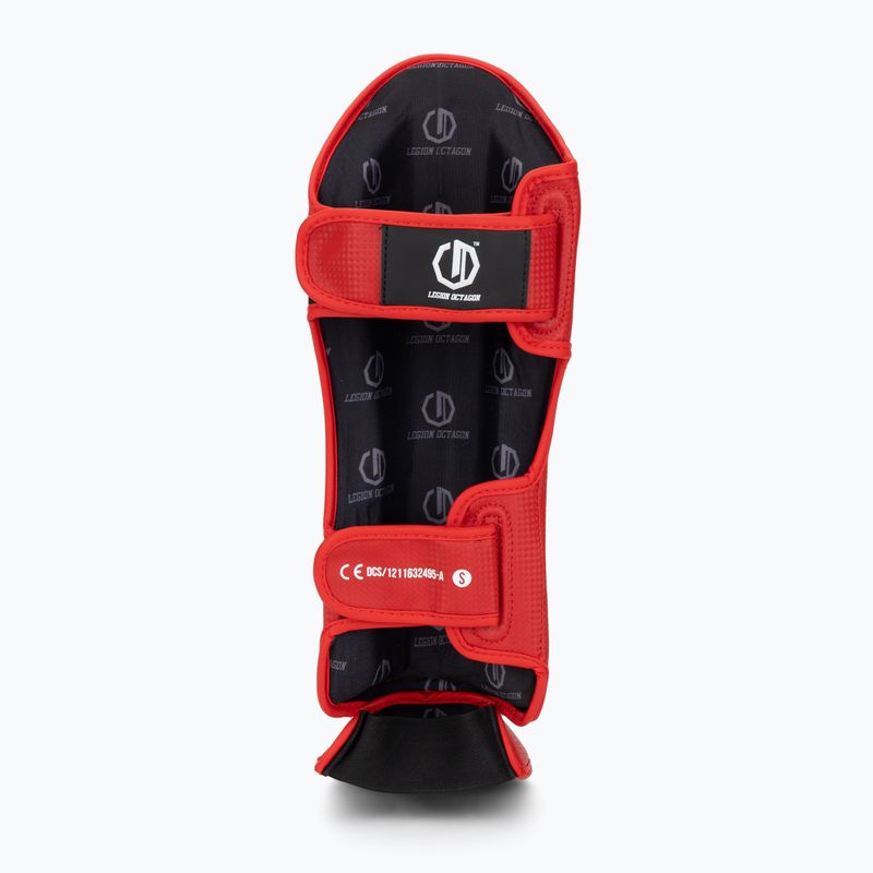 Schienbein- und Fußschutz Octagon Legion Kevlar red 5