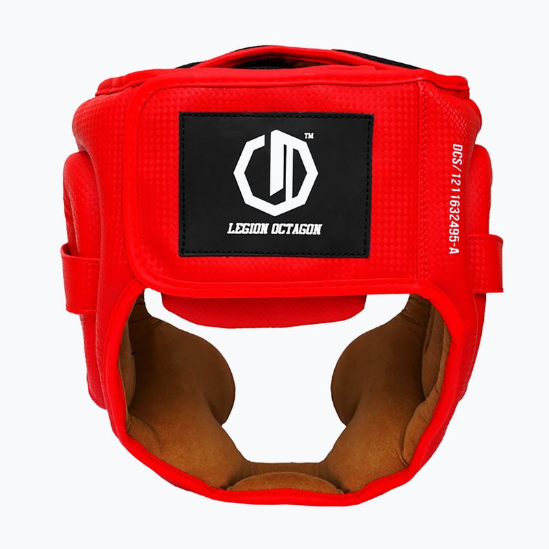 Box-Kopfschutz Octagon Legion Kevlar red 2
