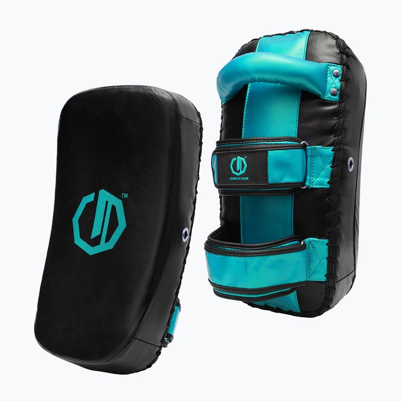 Trainingspads Octagon Thai Pad PAO Legion Matrix 2 Stk. black/sea green 2