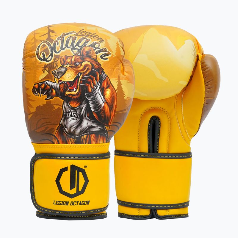Boxhandschuhe Octagon Legion Bear yellow/multicolour