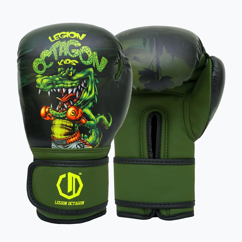 Boxhandschuhe Octagon Legion Crocodile green/multicolour