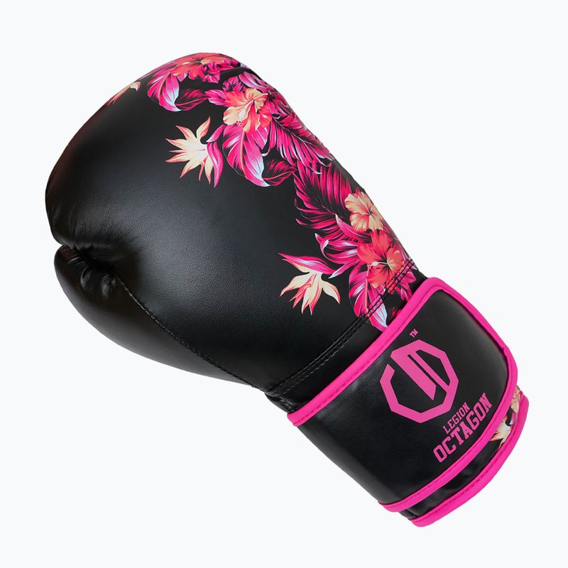 Boxhandschuhe Octagon Legion Flower black/pink 2