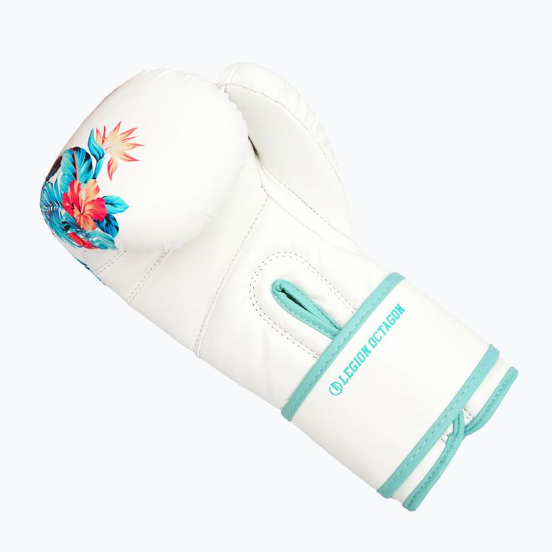 Boxhandschuhe Octagon Legion Flower white/sea green 3