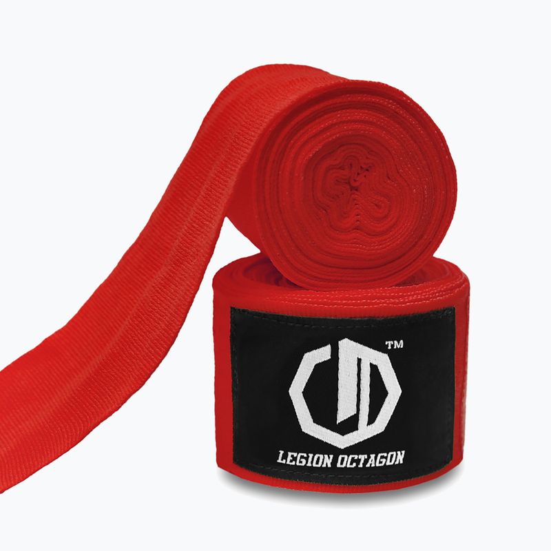 Boxbandagen Octagon Legion Standard 500 cm red 2