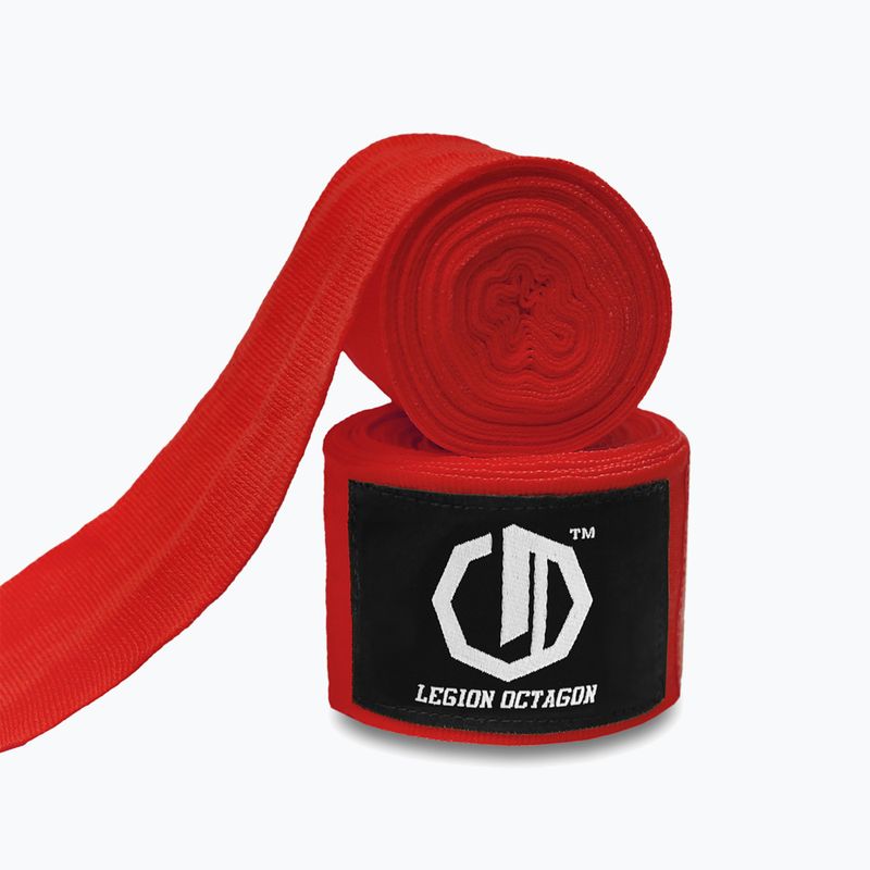 Boxbandagen Octagon Legion Standard 300 cm red 2