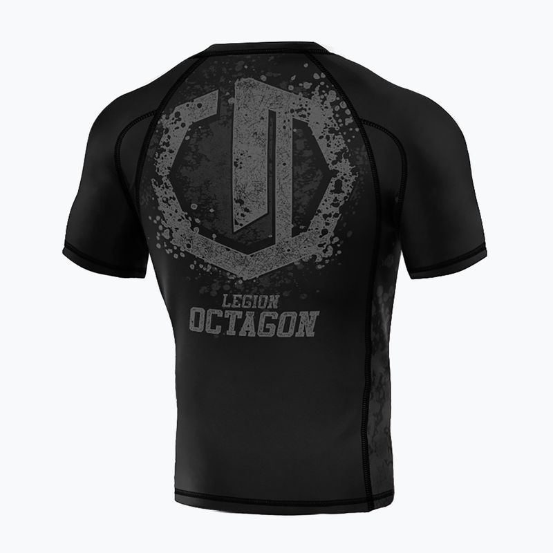 Herren Rashguard Octagon Legion Premium Grunge black/grey 2