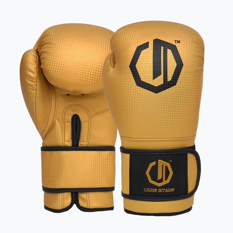 Boxhandschuhe Octagon Legion Kevlar + gold bag 2