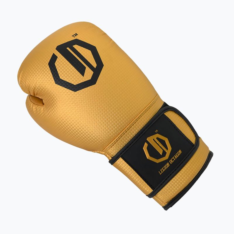 Boxhandschuhe Octagon Legion Kevlar + gold bag 3