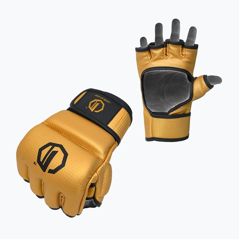 Grappling-Handschuhe Octagon Legion Kevlar MMA gold 2
