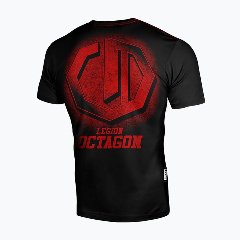 Herren-Shirt Octagon Legion Conquest black/red 2