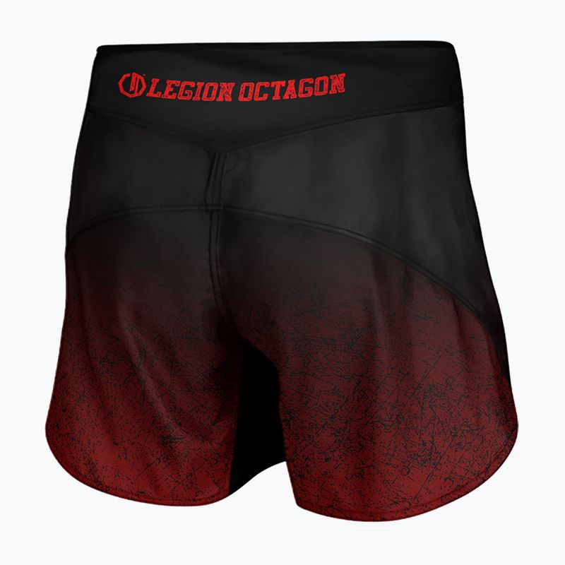Herren-Trainingsshorts Octagon Legion Conquest black/red 2
