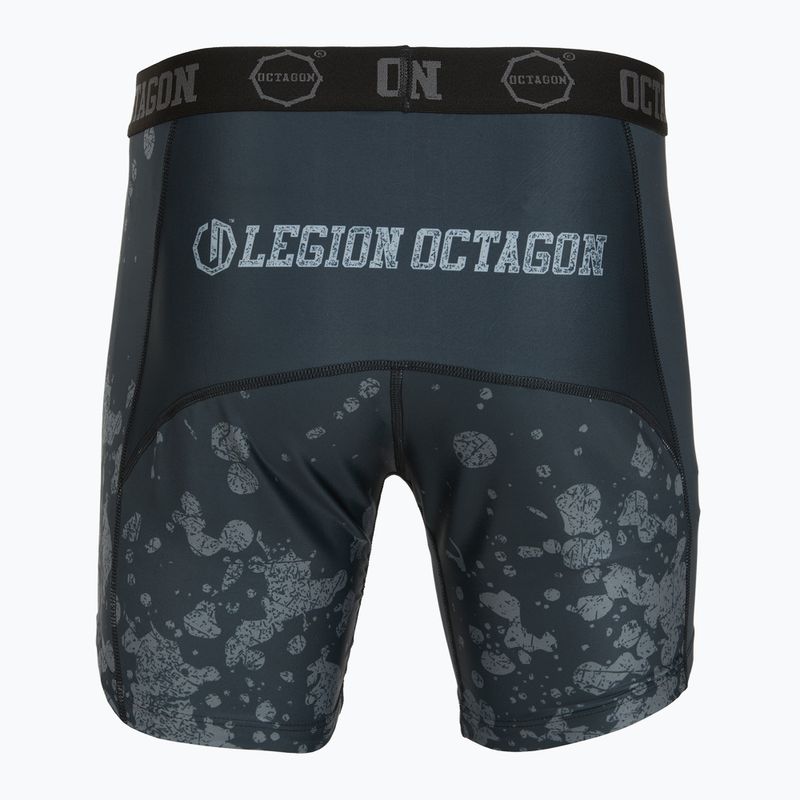 Herren-Trainingsshorts Octagon Legion Grunge black/grey 2