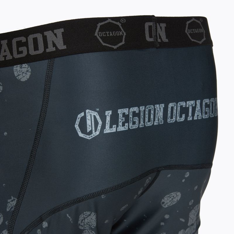Herren-Trainingsshorts Octagon Legion Grunge black/grey 4